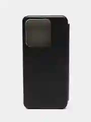 Черный чехол-книжка для Tecno Spark 8C / Spark Go 2022 (Техно Спарк 8С / Спарк Го 2022)