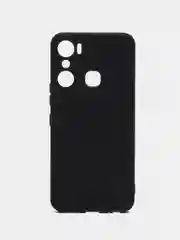 Тёмно-зелёный силиконовый чехол для Infinix Hot 12 Pro (Инфиникс Хот 12 Про) прозрачный