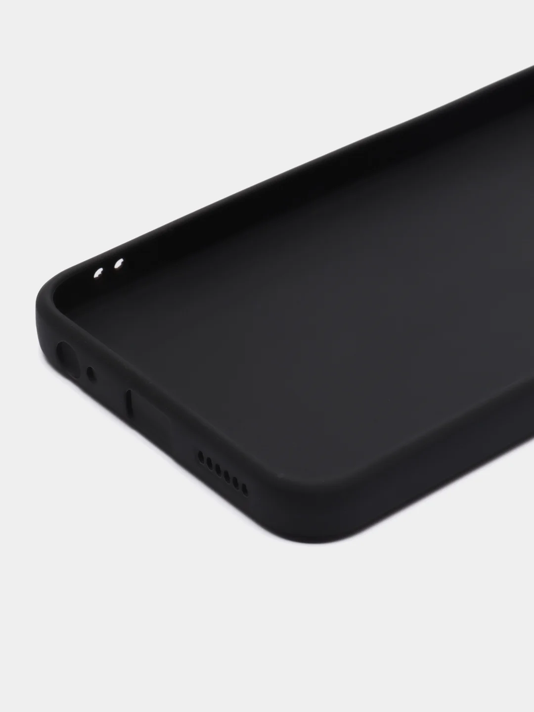 Тёмно-зелёный силиконовый чехол для Infinix Hot 12 Pro (Инфиникс Хот 12 Про) прозрачный