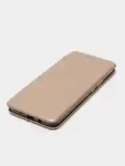 Золотой чехол-книжка для Infinix Hot 11 Play, Hot 10 Play, (Инфиникс Хот 11 Плей, Хот 10 Плей)