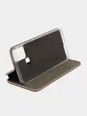 Золотой чехол-книжка для Infinix Hot 11 Play, Hot 10 Play, (Инфиникс Хот 11 Плей, Хот 10 Плей)
