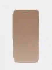 Золотой чехол-книжка для Infinix Hot 11 Play, Hot 10 Play, (Инфиникс Хот 11 Плей, Хот 10 Плей)