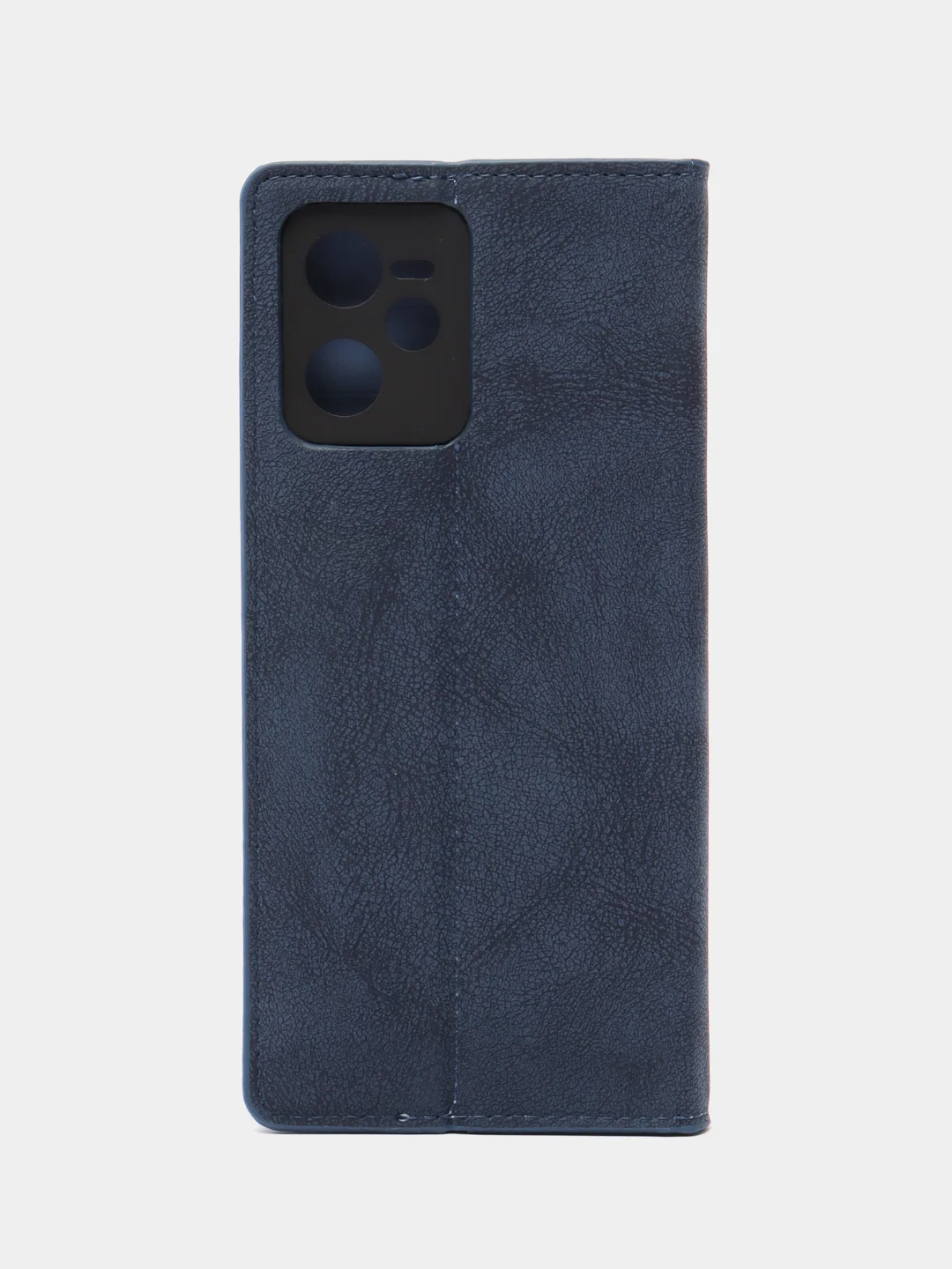Синий чехол-книжка Rich Boss для Realme C35, экокожа, с визитницей