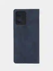 Синий чехол-книжка Rich Boss для Realme C35, экокожа, с визитницей