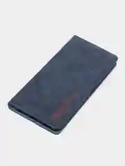 Синий чехол-книжка Rich Boss для Realme C35, экокожа, с визитницей