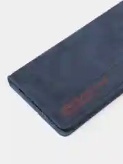 Синий чехол-книжка Rich Boss для Realme C35, экокожа, с визитницей