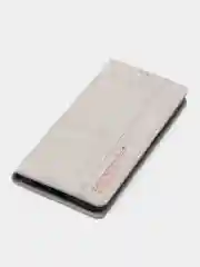 Серый чехол-книжка Rich Boss для Realme C31, экокожа, нубук, с визитницей