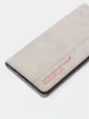 Серый чехол-книжка Rich Boss для Realme C31, экокожа, нубук, с визитницей
