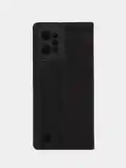 Черный чехол-книжка Rich Boss для Realme C31, экокожа, нубук, с визитницей