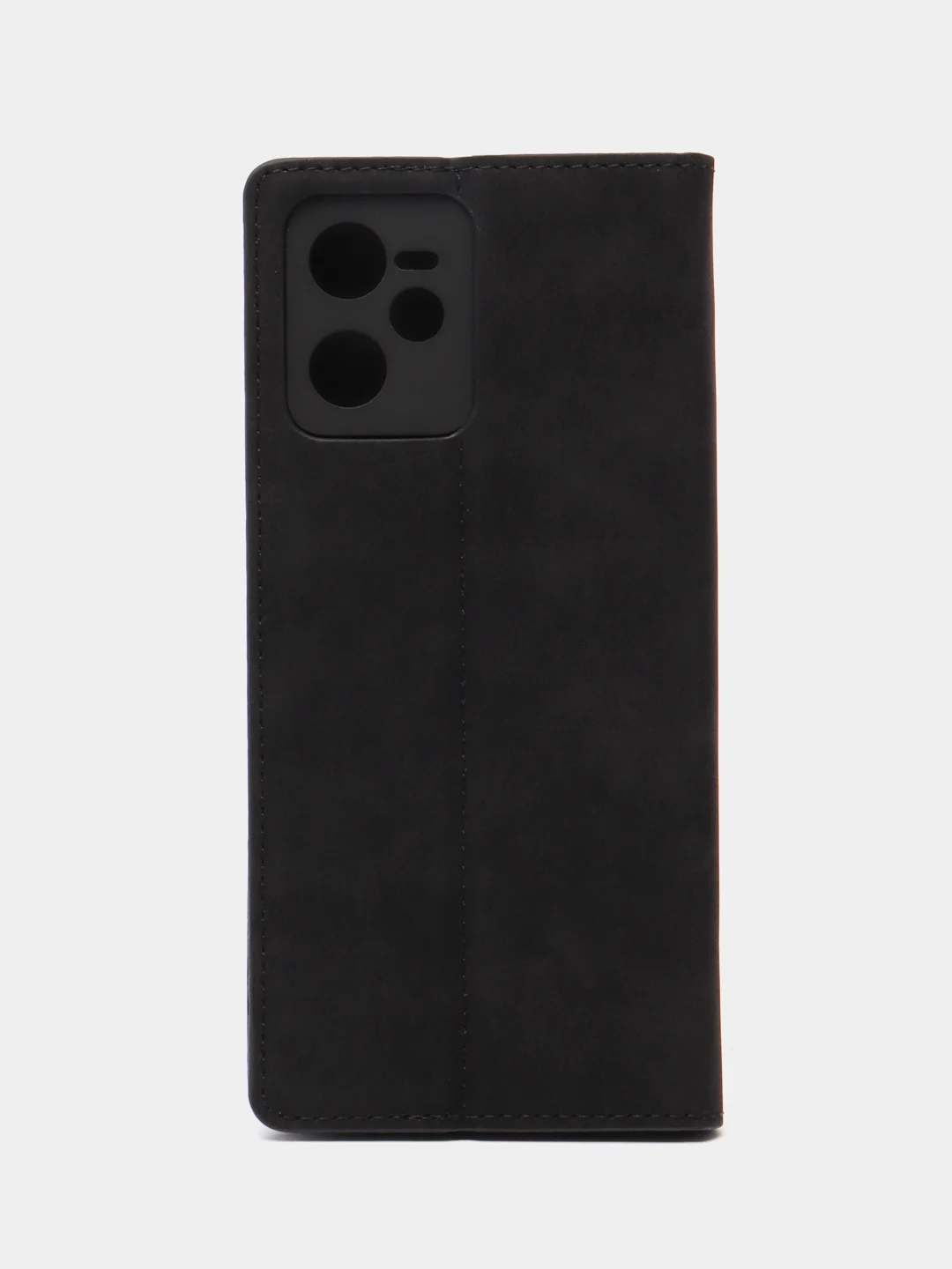 Черный чехол-книжка Rich Boss для Realme C35, экокожа, с визитницей
