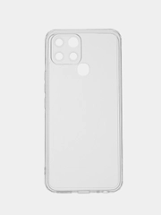 Чехол для Infinix Smart 6, с защитой камеры, силикон, прозрачный