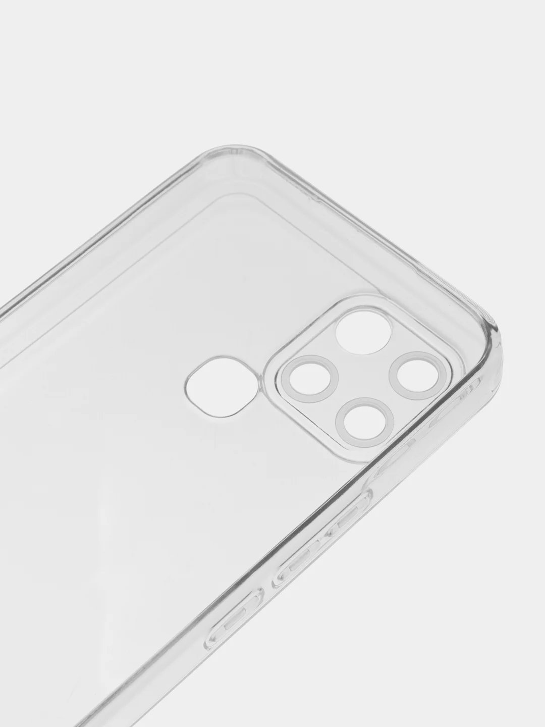 Чехол для Infinix Smart 6, с защитой камеры, силикон, прозрачный