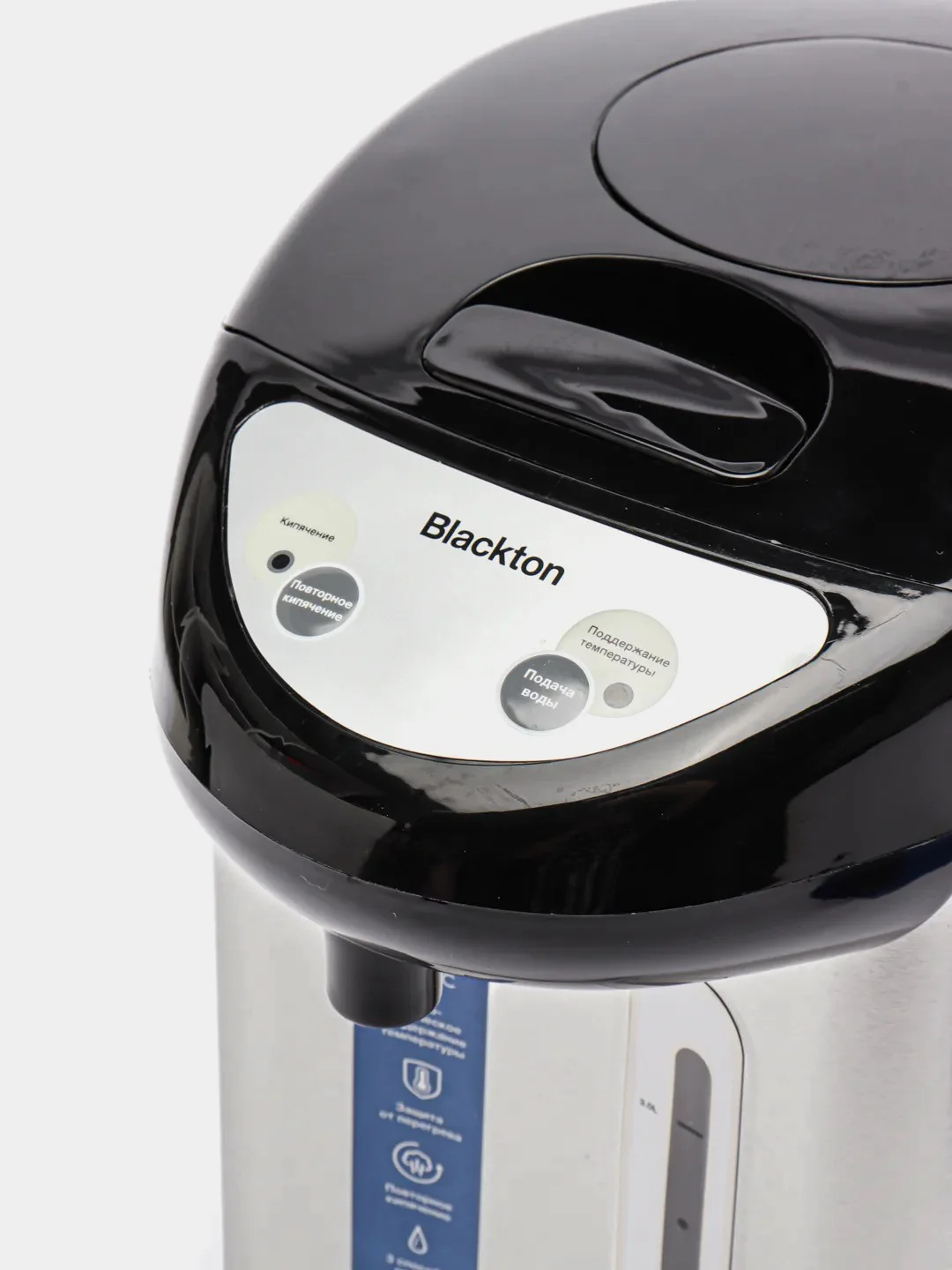 Термопот электрический Blackton Bt TP432, 4 л, чайник, 750 Вт, 3 СПОСОБА ПОДАЧИ ВОДЫ