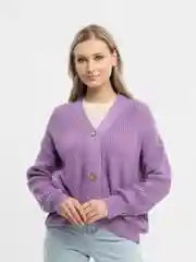Лавандовый женский кардиган, 40-48