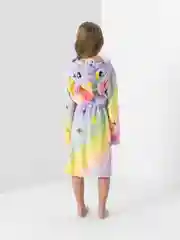 Розовый халат для девочки "Кигуруми"