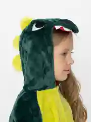Зеленый кигуруми детское