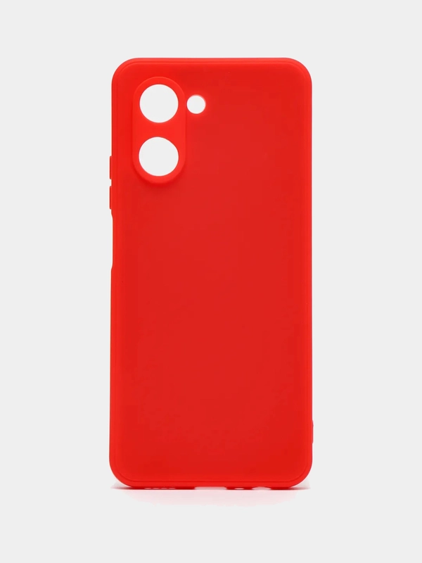 Чехол для Realme C30, C31, C33, C35, силиконовый, с микрофиброй внутри