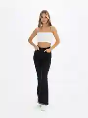 Белый топ женский бандо