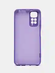 Фиолетовый чехол силиконовый Xiaomi Redmi Note 11 4G, Redmi Note 11S, Сяоми Редми Нот 11 4G, 11С