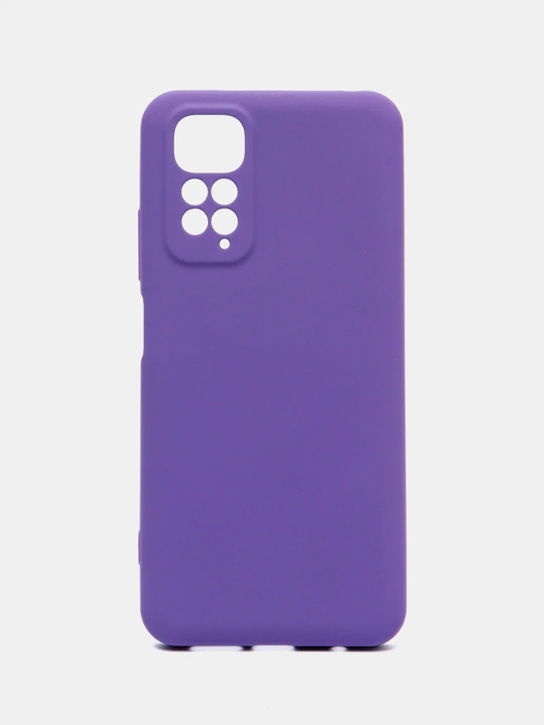 Фиолетовый чехол силиконовый Xiaomi Redmi Note 11 4G, Redmi Note 11S, Сяоми Редми Нот 11 4G, 11С