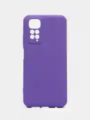 Фиолетовый чехол силиконовый Xiaomi Redmi Note 11 4G, Redmi Note 11S, Сяоми Редми Нот 11 4G, 11С