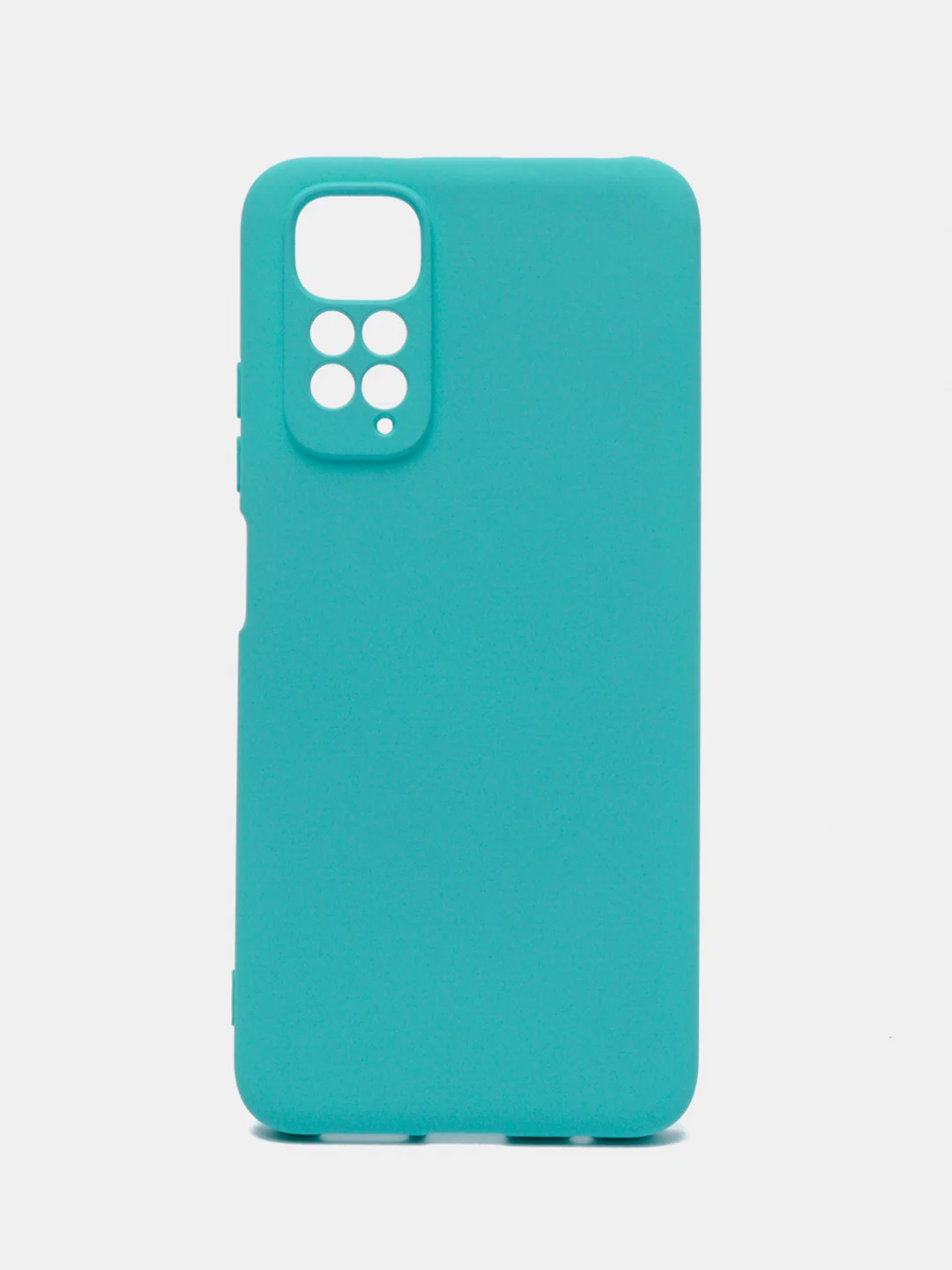 Бирюзовый чехол силиконовый Xiaomi Redmi Note 11 4G, Redmi Note 11S, Сяоми Редми Нот 11 4G, 11С