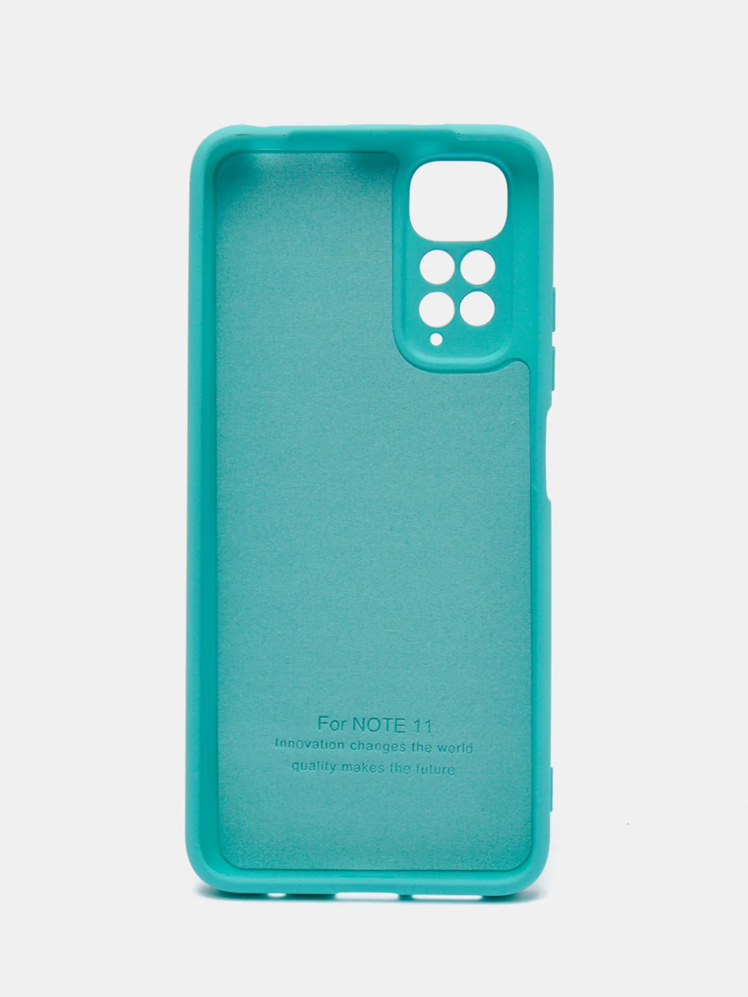 Бирюзовый чехол силиконовый Xiaomi Redmi Note 11 4G, Redmi Note 11S, Сяоми Редми Нот 11 4G, 11С