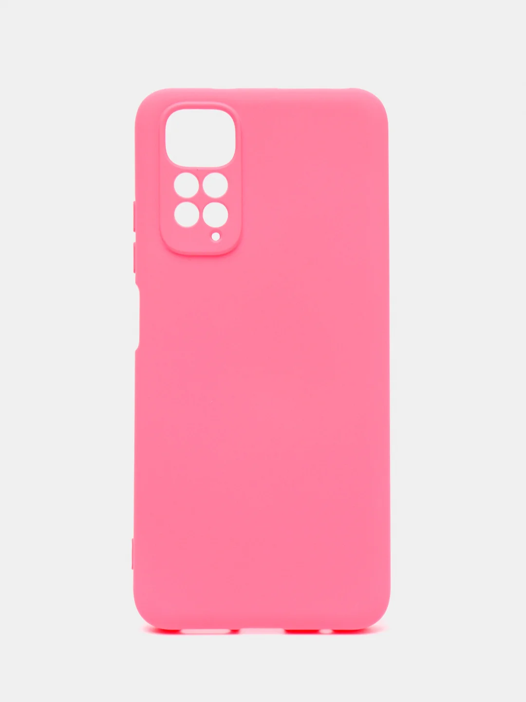 Тёмно-розовый чехол силиконовый Xiaomi Redmi Note 11 4G, Redmi Note 11S, Сяоми Редми Нот 11 4G, 11С