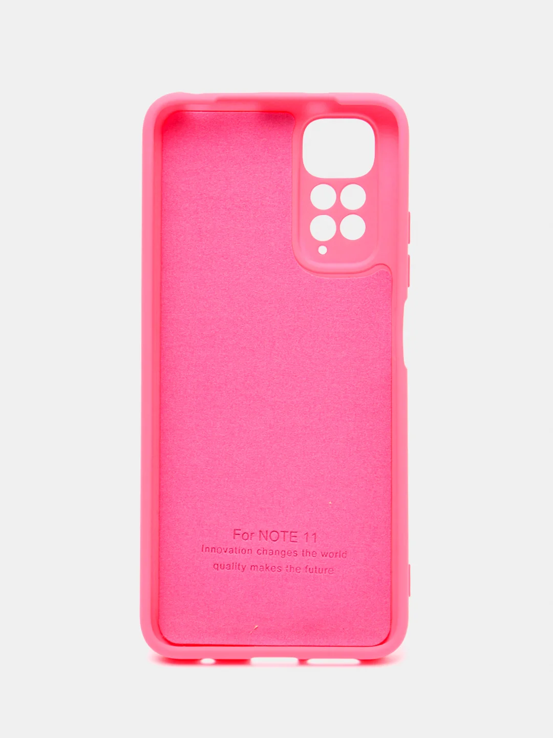 Тёмно-розовый чехол силиконовый Xiaomi Redmi Note 11 4G, Redmi Note 11S, Сяоми Редми Нот 11 4G, 11С