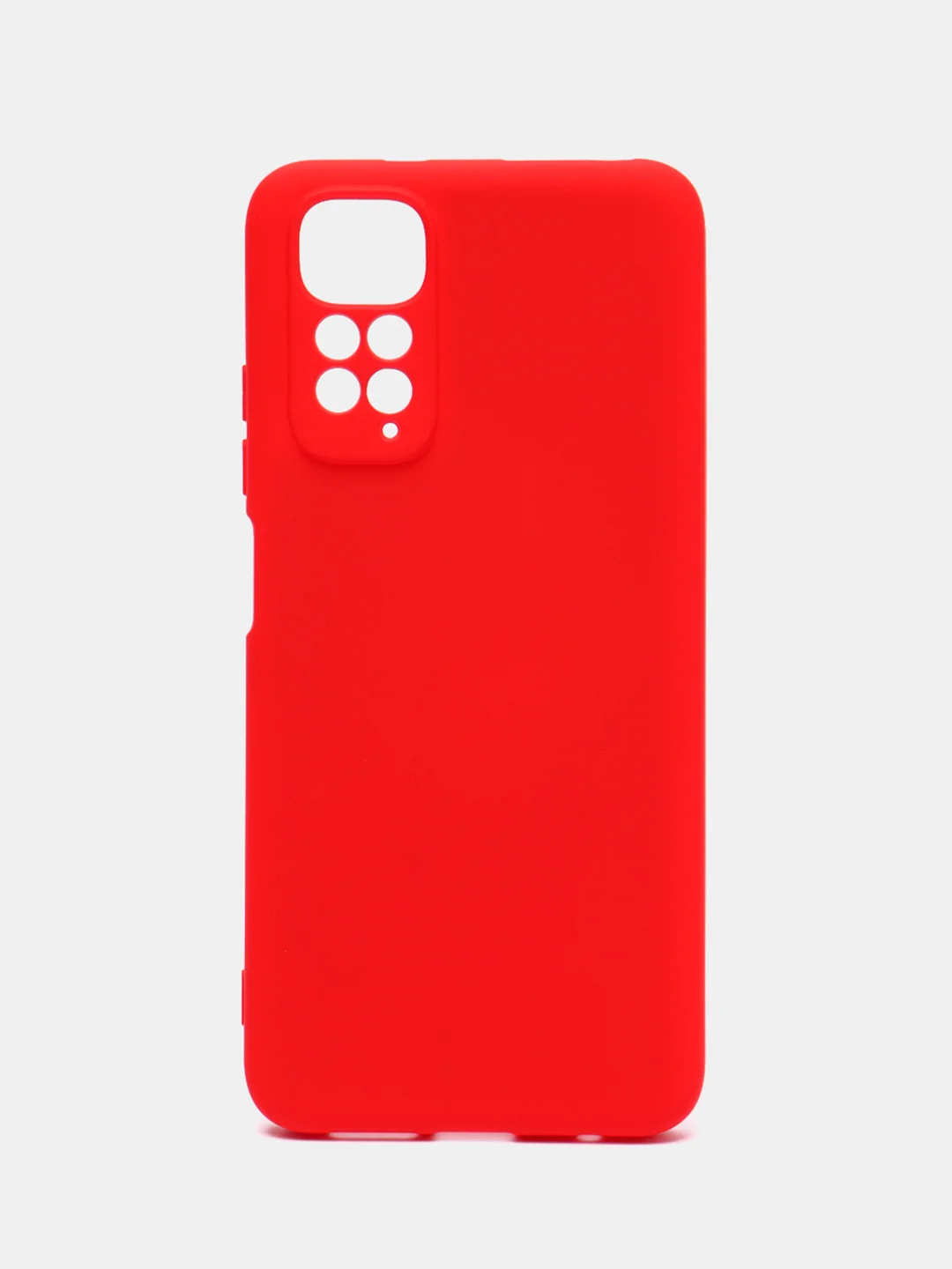 Красный чехол силиконовый Xiaomi Redmi Note 11 4G, Redmi Note 11S, Сяоми Редми Нот 11 4G, 11С