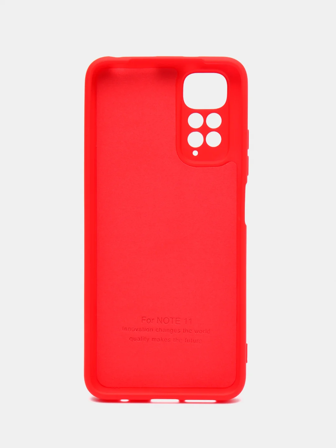 Красный чехол силиконовый Xiaomi Redmi Note 11 4G, Redmi Note 11S, Сяоми Редми Нот 11 4G, 11С