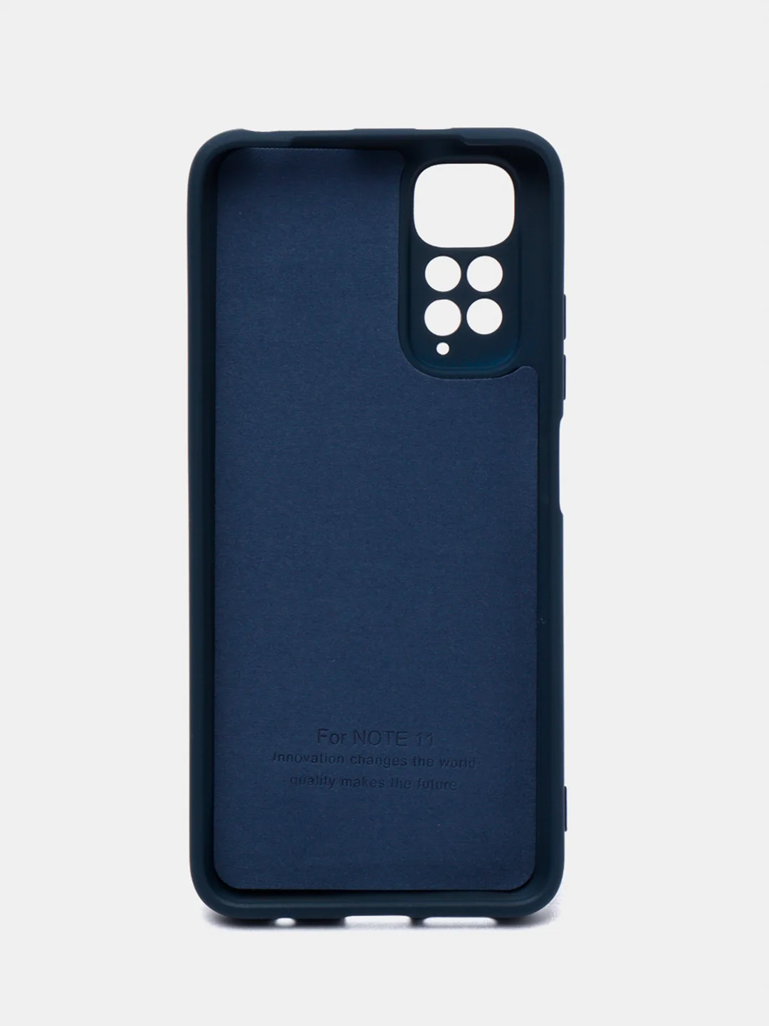 Темно-синий чехол силиконовый Xiaomi Redmi Note 11 4G, Redmi Note 11S, Сяоми Редми Нот 11 4G, 11С