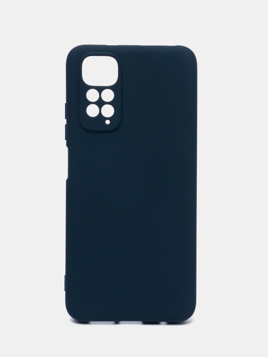 Темно-синий чехол силиконовый Xiaomi Redmi Note 11 4G, Redmi Note 11S, Сяоми Редми Нот 11 4G, 11С