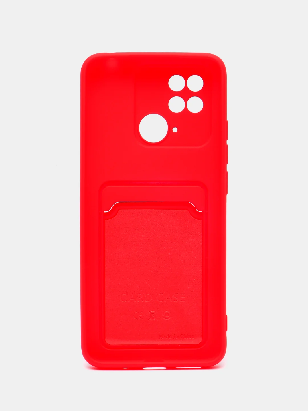 Желтый чехол для Xiaomi Redmi 10C / Poco C40, Сяоми Редми 10С силиконовый, с карманом для карты