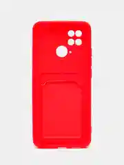 Желтый чехол для Xiaomi Redmi 10C / Poco C40, Сяоми Редми 10С силиконовый, с карманом для карты