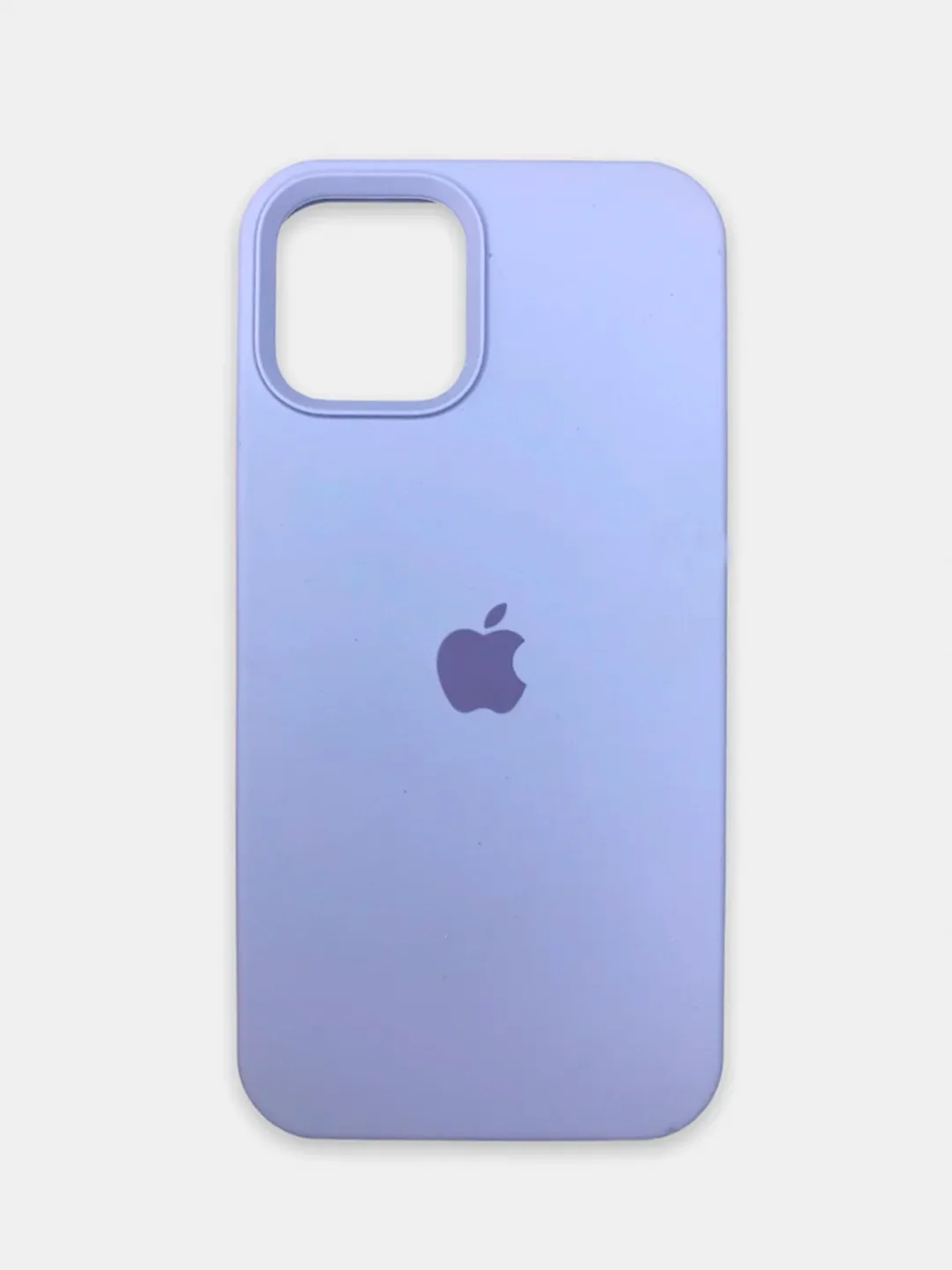 Лавандовый чехол iPhone 12 / 12 Pro с закрытым низом Silicone case