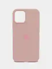 Бежевый чехол iPhone 12 / 12 Pro с закрытым низом Silicone case