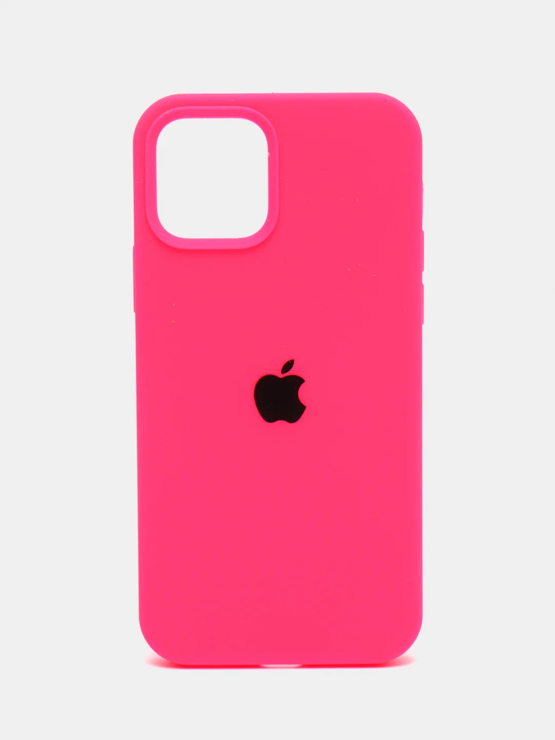 Фуксия чехол iPhone 12 / 12 Pro с закрытым низом Silicone case