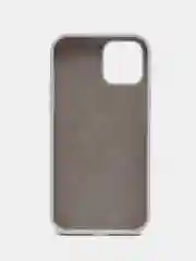 Белый чехол iPhone 12 / 12 Pro с закрытым низом Silicone case