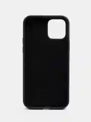 Черный чехол iPhone 12 / 12 Pro с закрытым низом Silicone case