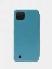 Голубой чехол-книжка Realme C11 2021 /  Realme С20 2021 / Реалми