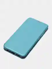 Голубой чехол-книжка для Realme C21 / C21Y