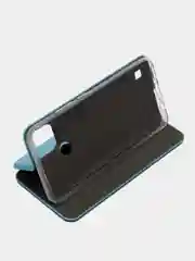 Голубой чехол-книжка для Realme C21 / C21Y
