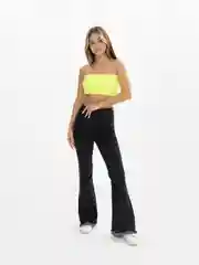 Желтый топ бандо женский, бра