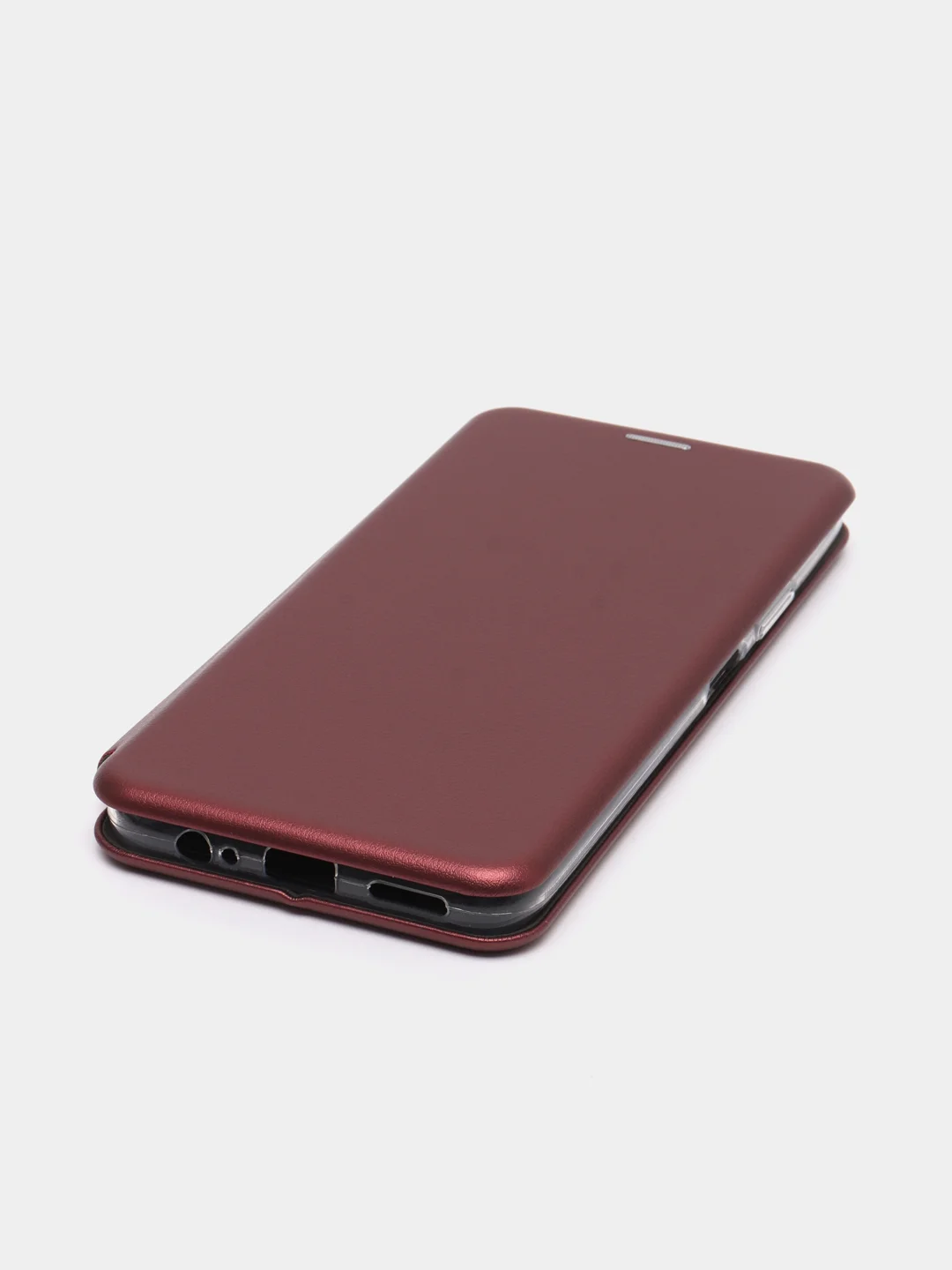 Багровый чехол книжка для Huawei Nova Y70 / Y70 Plus (Хуавей Нова У70)