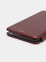 Багровый чехол книжка для Huawei Nova Y70 / Y70 Plus (Хуавей Нова У70)