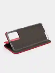 Красный чехол-книжка для Xiaomi Redmi Note 12 / Poco X5 (Редми Нот 12 / Поко Х5)