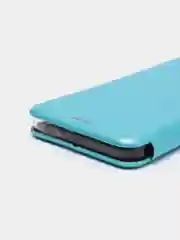 Голубой чехол-книжка для Infinix HOT 12 Pro