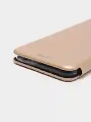 Золотой чехол книжка для Infinix HOT 12 PLAY NFC