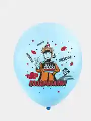 Алый набор воздушных шаров из латекса "Аниме Наруто", 5 штук